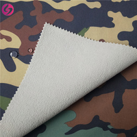 Tissu Softshell Imprimé Camouflage Respirant et Imperméable en Polyester Extensible 4 Directions 310GSM pour Vente en Gros