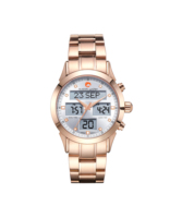 Montre de prière musulmane Alfajr, alarme de l'heure de prière, montre islamique pour homme, montre Azan avec boîtier en acier inoxydable, alarme de prière six fois par jour