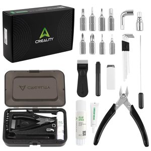 Kit d'outils pour imprimante 3D Creality, 11 pièces, accessoires essentiels en métal pour la finition d'impression - Product Image 1