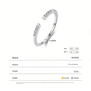 Anillo Vintage <span class=keywords><strong>de</strong></span> <span class=keywords><strong>Plata</strong></span> <span class=keywords><strong>de</strong></span> Ley S925 Chapado en Oro para Mujer, Joyería con Circonita Brillante, Regalo, Circonita Cúbica 5A - Product Image 5