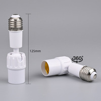 Support de lampe LED universel extensible, réglable à 360 degrés, rallonge de lampe ventilateur, douille de lampe en ABS, 220V 3A, vente en gros usine