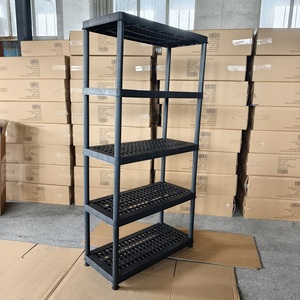 Scaffale di Stoccaggio in Plastica a 5 Ripiani, Capacità 750 lbs, Resistente e Leggero, per Garage, Magazzino e Casa - Product Image 1