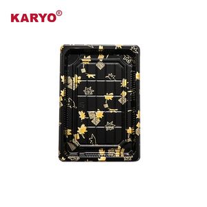 KARYO 1105 Emballage de luxe pour sushi à emporter Blister <span class=keywords><strong>en</strong></span> plastique jetable Boîte à sushi avec design personnalisé - Product Image 1