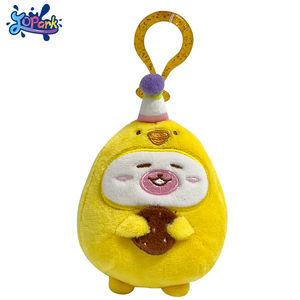 Porte-clés animal en peluche de haute qualité jouet en peluche Super doux 11cm Mini chat mignon porte-clés poupée en peluche personnalisé petit porte-clés en peluche - Product Image 5