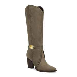 <span class=keywords><strong>Botas</strong></span> Vaqueras de Mujer WETKISS al por Mayor, de Ante Sintético, Altas hasta la Rodilla, <span class=keywords><strong>con</strong></span> Punta Puntiaguda y Tacón Grueso, para Otoño e Invierno - Product Image 1