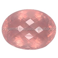 GEMFORTE INC Lot de pierres précieuses naturelles en quartz rose, forme ovale 5x3MM, taille facetée, pierres de quartz calibrées
