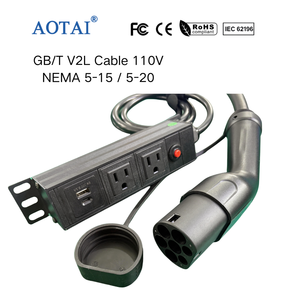 Câble AOTAI GBT V2L vers prise US NEMA 2, 16A 3,5kW, adaptateur véhicule-chargeur pour voitures électriques, alimentation extérieure - Product Image 1