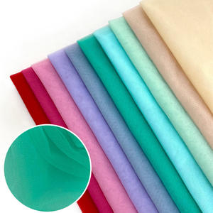 Venta Precio competitivo Tela de encaje de tul francés 100% Poliéster Encaje colorido Boda Rollo de tela de tul suave para vestido - Product Image 3