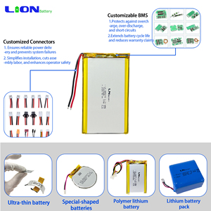 Batterie Li-ion ultra-fine, la plus petite batterie rechargeable Lipo pour tablette, cellule 3,7 V Li-ion 105080 5000 mAh, batterie polymère au lithium - Product Image 5