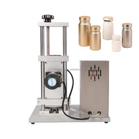 Machine de capsulage semi-automatique de bureau électrique pour bouchons de 10 à 100 mm, pour bouteilles et bocaux en verre ou en plastique