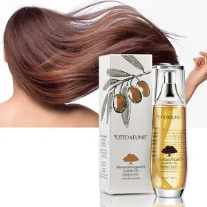 100ml Glass Bottle Rich In Vitamin E Nourished And Repaired Argan Oil Hair Oil For Frizzy Hair