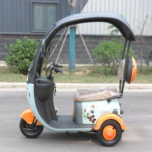 Tricycle 48V de haute qualité, scooter domestique à pneus larges et grand volume, avec carrosserie ouverte et toit - Product Image 5
