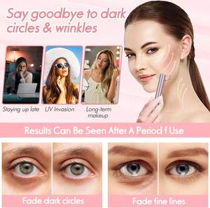 Tragbares Rotlichttherapie-Stab-Gesichtsgerät mit Mikrostrom zur Hautstraffung, Doppelkinn-Reduzierer und Anti-Falten LED-Photonen-Massagegerät - Product Image 3