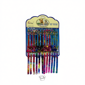 Guinzaglio per cani con campanello e fiocco, 12 pezzi, accessorio per l'addestramento di animali domestici - Product Image 1