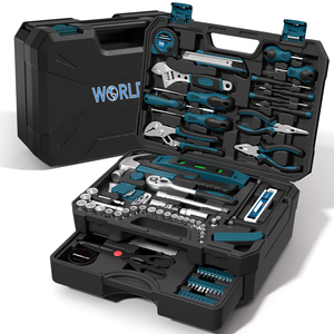 Juego de Herramientas de 328 Piezas, Caja de Herramientas con Cajón de Almacenamiento, Acero al Carbono, Polipropileno, Llave Hexagonal para Reparaciones del Hogar, Automóviles, Bricolaje y Uso General - Product Image 3
