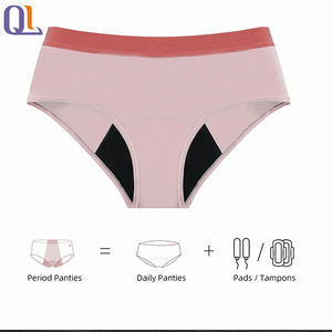 Ropa Interior Menstrual de Algodón para Adolescentes, 40 ml, Bragas Menstruales para Niñas, Flujo Abundante, a Prueba de Fugas, Protectoras, para la Primera Menstruación - Product Image 2