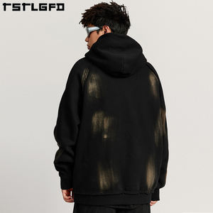 Sudadera con capucha para hombre, de invierno, con doble capa de Terry francés, de peso pesado, sostenible, 480-500gsm - Product Image 5