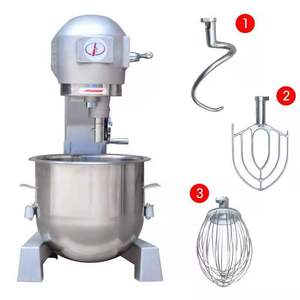 Máy trộn hành tinh và máy nhào bột công nghiệp bằng thép không gỉ 10l 15l 20l 30l 40l 50l 60l 80l <span class=keywords><strong>100l</strong></span> - Product Image 5