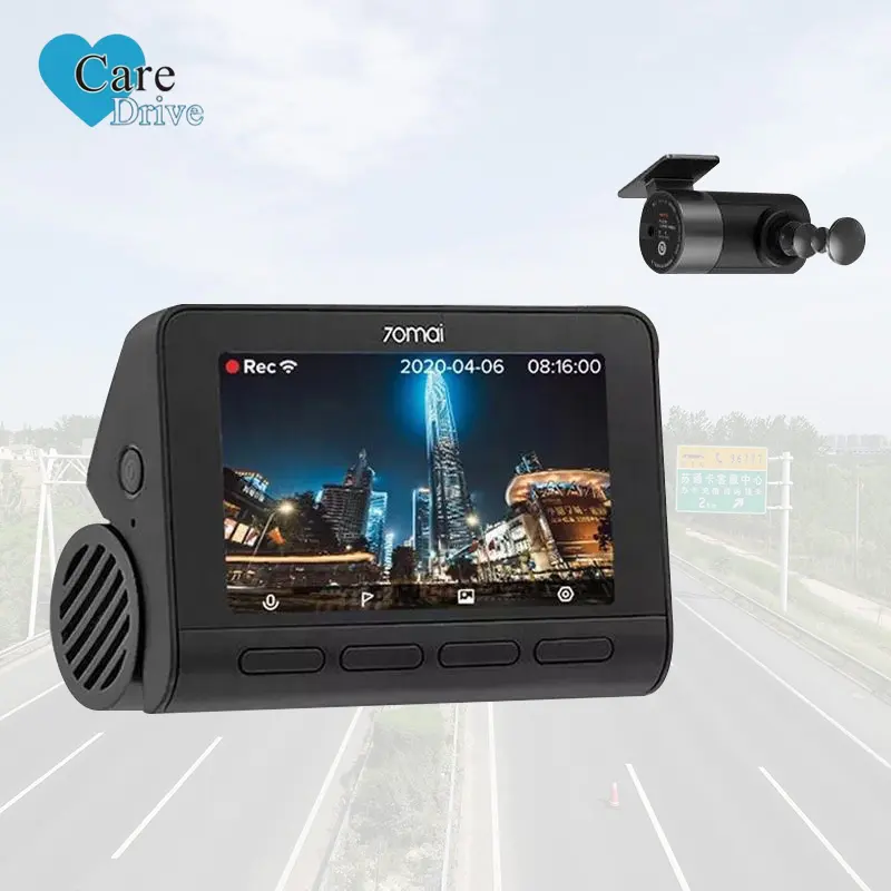 CareDrive Dash kameralar Fhd 3 ''1080P 32G süper gece görüş döngü kayıt g-sensor araba kamera park monitörü hareket silme kam