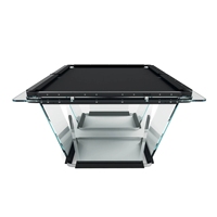 Table de billard extensible et pliable au design moderne avec accessoires pour la maison, les salles de jeux, les centres de loisirs, les hôtels