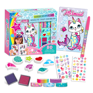 Diario da Sirena per Bambine dai <span class=keywords><strong>3</strong></span> <span class=keywords><strong>Anni</strong></span> - 80 Pagine, Quaderno con Spazio per Scrivere e Disegnare, Regalo per Bambini - Product Image 1