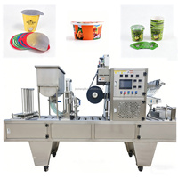 Machine de remplissage et de scellage automatique de yaourt et de café Jiacheng 2026 – Grande Vente |   Équipement d'emballage pour gobelets de boissons liquides