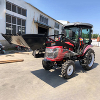4WD Mini-Traktor Baggerlader 60PS 70PS Hydraulischer Frontlader Heckbagger für Landwirtschaft Bau und Grabarbeiten