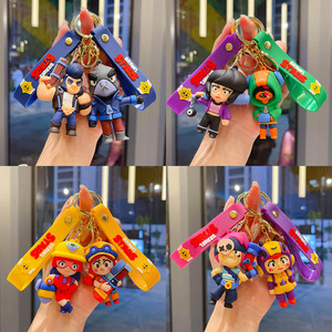 Vente en gros Pendentif de poupée de dessin animé créatif transfrontalier en plastique Porte-clés accessoire pour voitures Idée cadeau pour les fans d'anime - Product Image 2