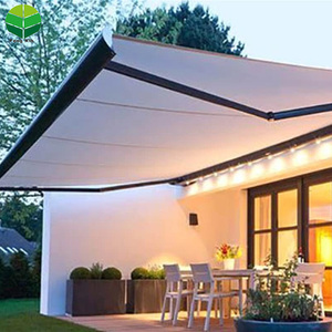 Aluminum Alloy Garden Retractable Travel Trailer Gazebo Pergola Outdoor Retractable <strong>Awning</strong> with <strong>Poly</strong> Sail Material - Product Image 4