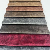 Échantillon gratuit 100% polyester tissu tricoté en velours écrasé Holland tapisserie d'ameublement imperméable pour canapé et voiture Textile de maison polyvalent