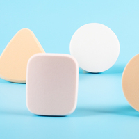 Poudre de maquillage sans latex personnalisé éponge bouffée cosmétique douce multi-formes éponge de maquillage bouffée