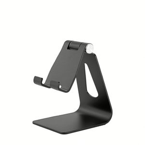 Aluminum Smartphone Holder Desktop Adjustable Cell Phone <b>Stand</b> Dock Holder Compatible with All Phones and <b>Tablet</b> - Product Image 1