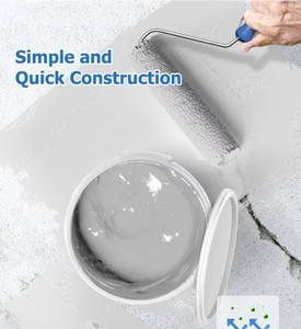 Caoutchouc liquide écologique de revêtement imperméable de polyuréthane de catégorie d'aquaculture pour la <span class=keywords><strong>peinture</strong></span> extérieure d'appareil - Product Image 6