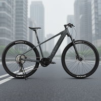 Vélo électrique tout-terrain en aluminium, 12 vitesses, batterie lithium cachée 36V, 250W, capteur de couple, vélo de montagne pour le tout-terrain, E-BIKE