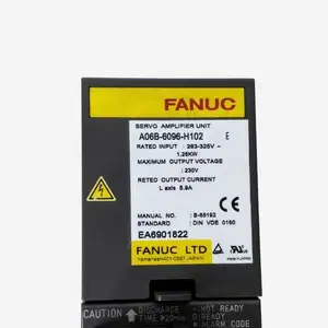 محرك سيرفو الجديد الأصلي من FANUC يعمل بالتيار المتردد طراز A06B-6096-H102#0014 A06B-6079-H203