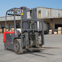 Chariot élévateur électrique JICHUAN 2026 AWD, longueur de fourche 3,38 m, pneus pleins, capacité 1,5-3,5 tonnes, mât monophasé, déplaceur latéral électrique