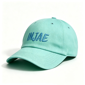 Casquette de baseball vert menthe à 6 panneaux, chapeau brodé INJAE, réglable, léger, respirant, chapeau de soleil pour le golf, la randonnée, la course à pied - Product Image 2