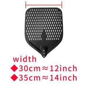 Accessoires pour pizza Argent Noir carré Rond Pliable 7 ''8'' 9 ''12'' 14''16'' Pizza Paddle Perforated Pizza Peel - Product Image 6