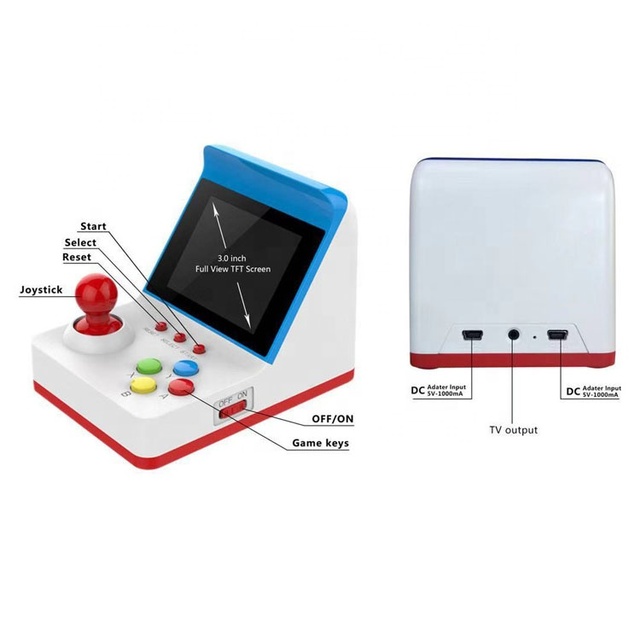 Best Sale Handheld Mini A6 Classic Video Game Player 3.0 Inch Pocket Game Console Support TV Output for Kids Toy