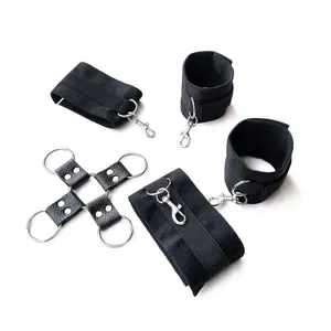 Adult Erotica Set sm Couple Couple Flirting Bondage Split Leg Strap Sex  Toys (Black)