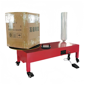 Semi-Automatic Pallet Film Wrapping Equipment & PE <b>Stretch</b> Film Wrapping <b>Machine</b> - Suitable for Wooden Cases & Cartons - Product Image 2