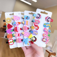 10 pièces/ensemble enfants mignon cheveux accessoires nouveau coréen enfants pinces à cheveux couleur douce Offre Spéciale filles coiffures pour cadeaux épingles à cheveux