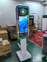 Photo Booth Cermin Ajaib Interaktif Mewah 40 Inci - Sistem Selfie Pintar dengan Bingkai Logam Siap Pakai Kamera SLR untuk Pernikahan dan Pameran