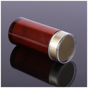 Botella de Cápsulas Marrones Kangmeng de 160 ml, Frasco de Muestra de Plástico, Envase para Medicamentos - Product Image 1