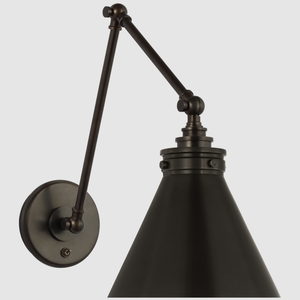 Lampada da Parete Stile Americano Retrò XINZHONG, <span class=keywords><strong>Applique</strong></span> Dorata <span class=keywords><strong>con</strong></span> <span class=keywords><strong>Braccio</strong></span> Orientabile per Bar, Ristoranti e Corridoi, Luce Decorativa Vintage in Ottone - Product Image 2