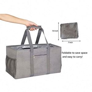 Bolsas de Compras Resistentes con Logotipo Personalizado al por Mayor de Fábrica BSCI, Bolsas de Playa Plegables Grandes e Impermeables para Viaje - Product Image 3