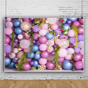 Spanduk Latar Belakang Ulang Tahun Anak & Paskah dengan Balon Warna-warni untuk Dekorasi Pesta Anak Perempuan dan Laki-laki - Product Image 6