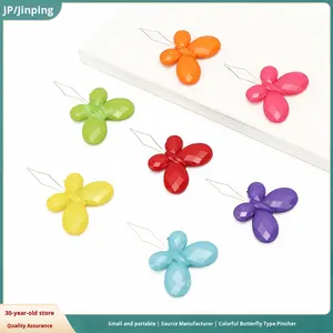 Herramienta de costura DIY hecha a mano, <span class=keywords><strong>enhebrador</strong></span> de aguja de mariposa, <span class=keywords><strong>enhebrador</strong></span> de punto de cruz, herramienta mágica para estilo Simple hecho de plástico - Product Image 3