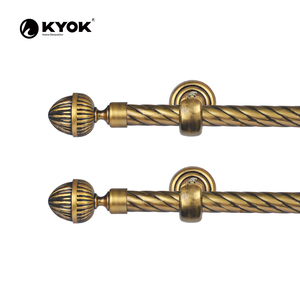 KYOK Modern Spherical Curtain Rod Finials in White and Black for Home Decoration - Product Image 5