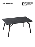 Table pliante modulaire en alliage d'aluminium à ouverture rapide, légère, moderne, portable, réglable en hauteur, pour le camping et les repas